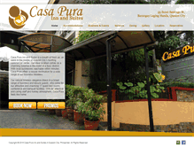 Tablet Screenshot of casapura.com.ph